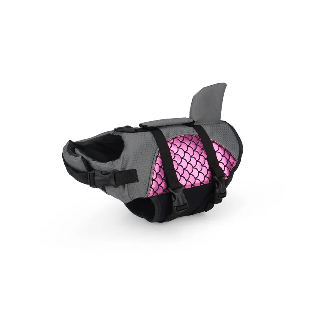 KFX-6424125 Pet Life Jacket with Football Pattern - Blue, Red, Silver | XS-XXL Sizes Available