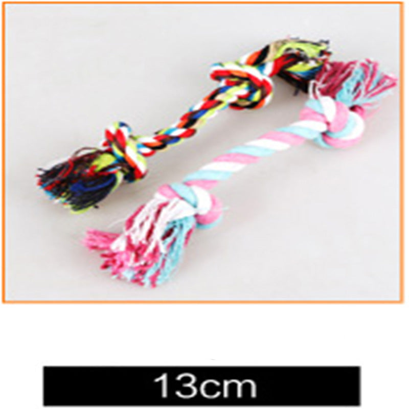 KFX-6428349 Durable Cotton Rope Dog Toy for Chewing and Dental Care