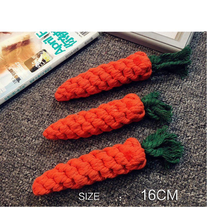 KFX-6428349 Durable Cotton Rope Dog Toy for Chewing and Dental Care
