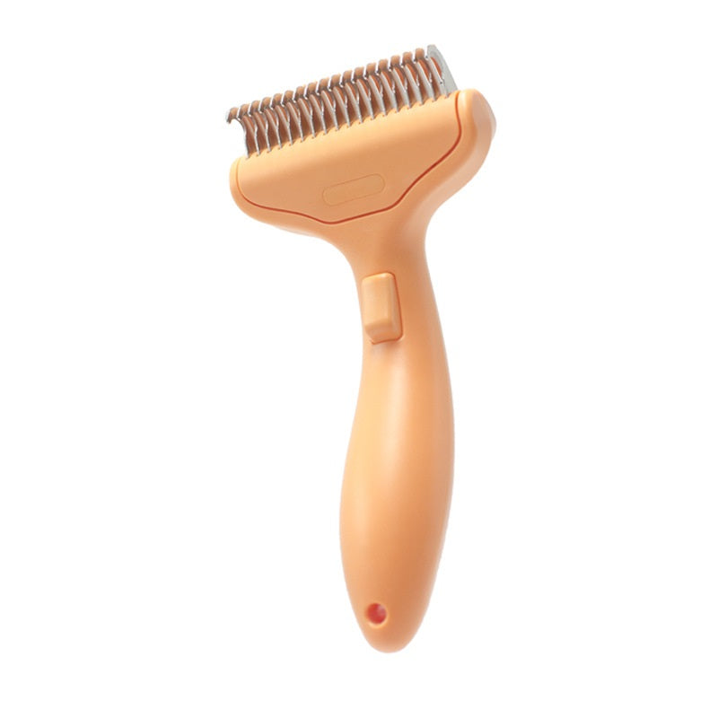 KFX-6429117 Pet Hair Untangling Floating Comb for Cats and Dogs - ABS Material, Available in Multiple Colors