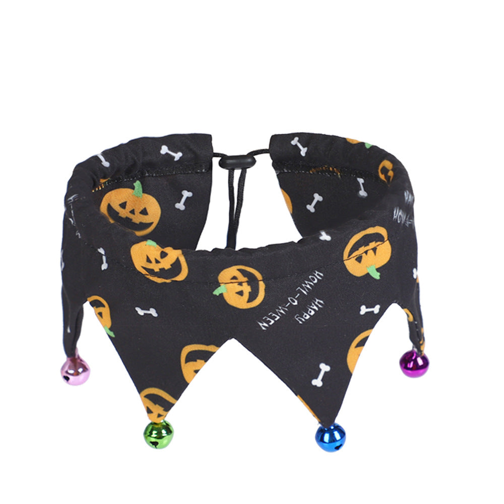 KFX-6435261 Adjustable Orange and Black Jewelry Accessories Dress for Dogs and Cats
