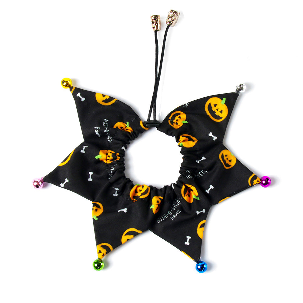 KFX-6435261 Adjustable Orange and Black Jewelry Accessories Dress for Dogs and Cats