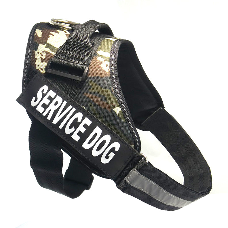 KFX-6438333 Durable Nylon Chest Harness for Medium and Large Dogs, Comfortable Fit, Adjustable Sizes XXS-XXL