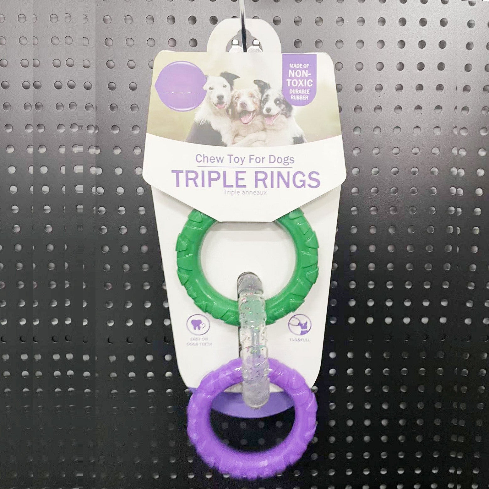 KFX-6439869 Interactive Bite-Resistant Dog Toy for Teething Relief - TPR Material, 20x9CM