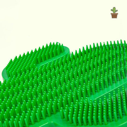 KFX-6440637 Cactus Cat Hair Scrubber and Corner Tickle Toy with Catnip Balls and Mint Powder