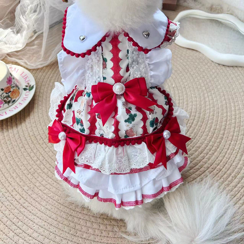 KFX-6443581 Rabbit Skirt for Dogs - Comfortable Polyester Pet Clothing in Multiple Sizes (XS-XL)