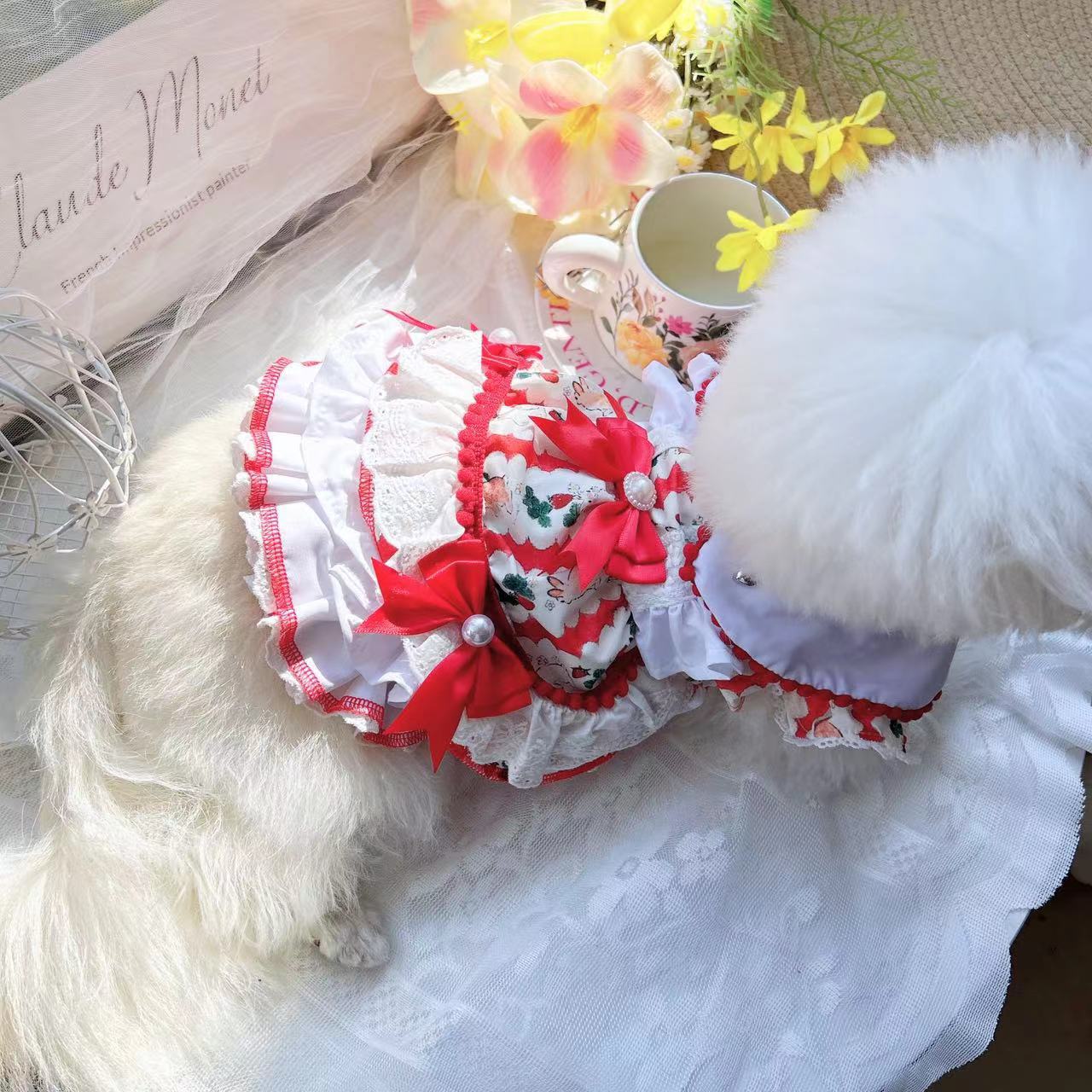 KFX-6443581 Rabbit Skirt for Dogs - Comfortable Polyester Pet Clothing in Multiple Sizes (XS-XL)