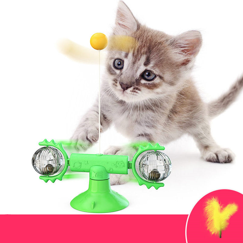 KFX-6448573 Interactive Leaking Ball Toy for Cats and Dogs - Tumbler Design for Enhanced Play and Mental Stimulation