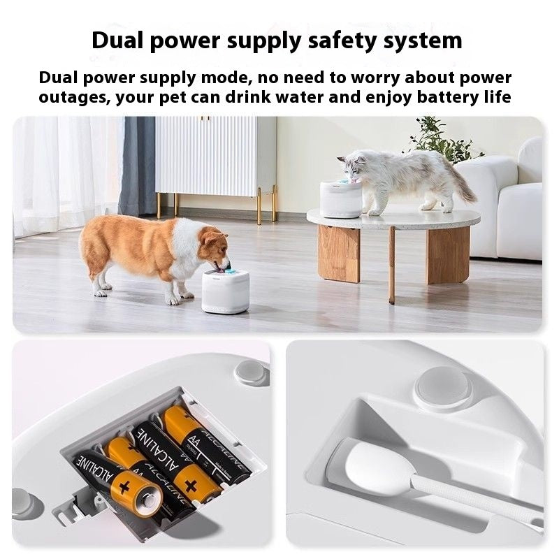 KFX-6456381 Automatic Cat Water Dispenser with Dual Wireless Modes and Filtration System