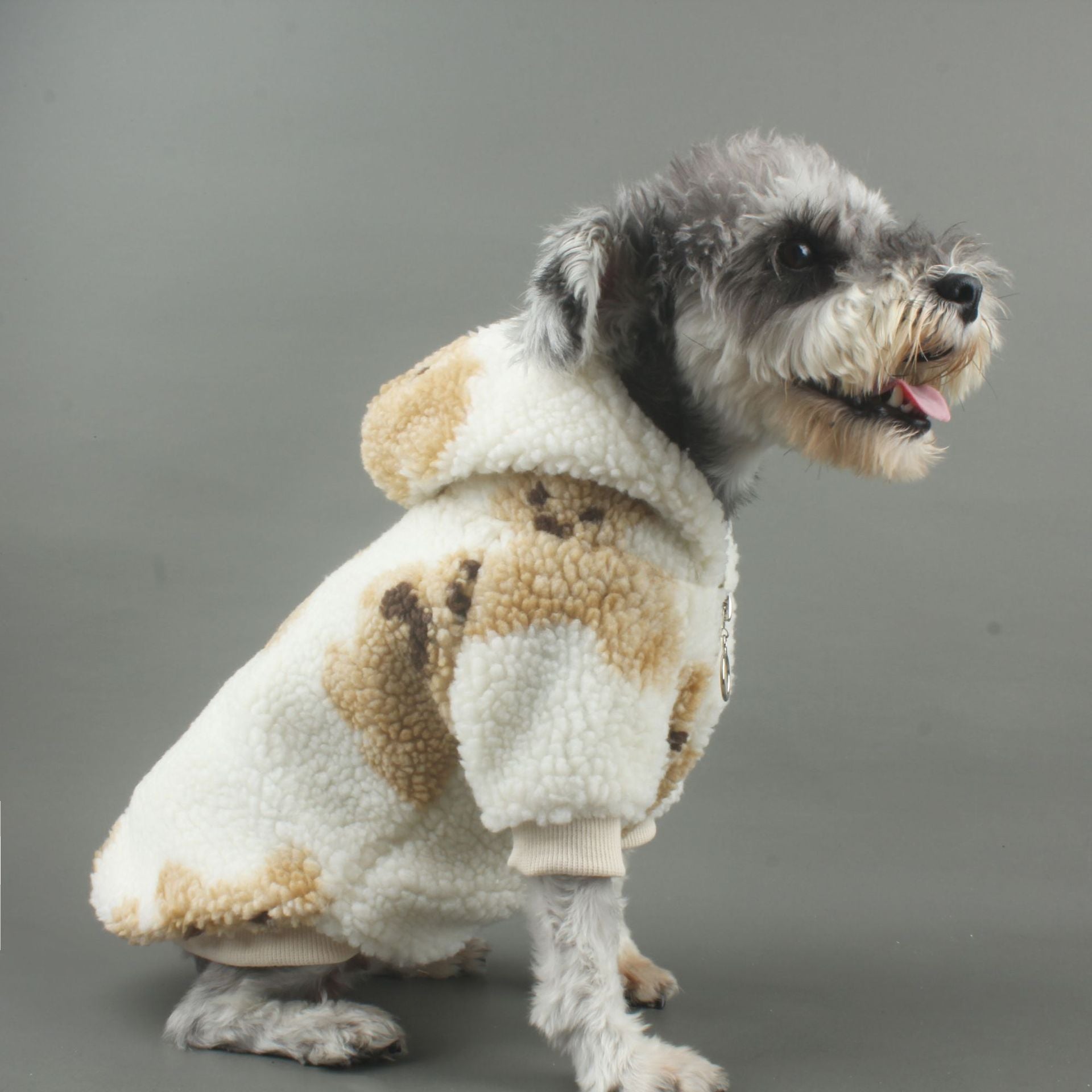 KFX-6456893 Cozy Cartoon Bear Coat for Dogs - Cotton Autumn & Winter Wear, Multiple Sizes Available