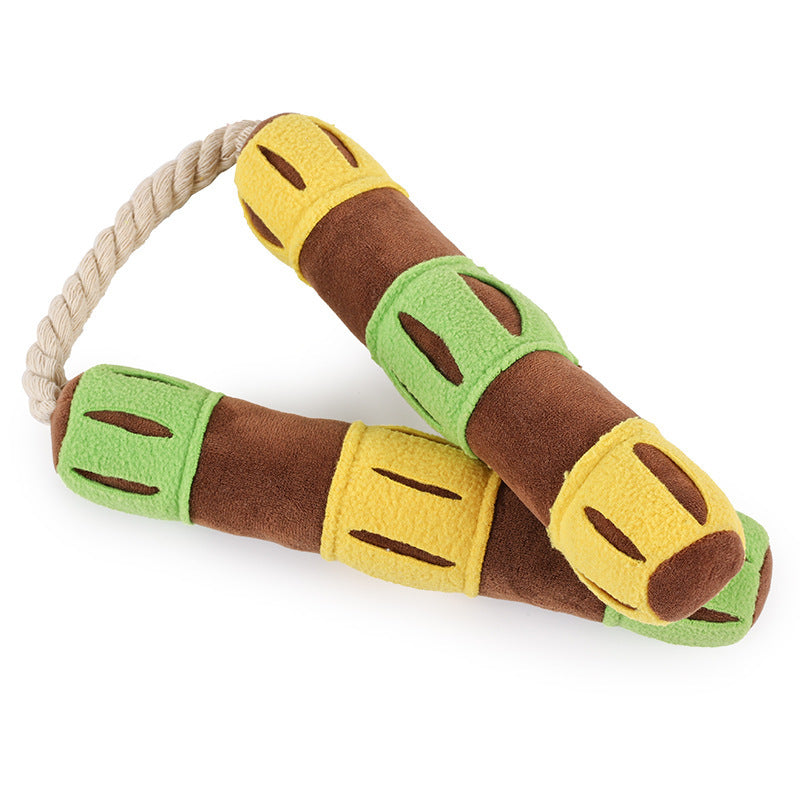 KFX-6457789 Interactive Dog Snuffle Toy for Foraging and Slow Feeding - Washable Plush Puzzle Mat