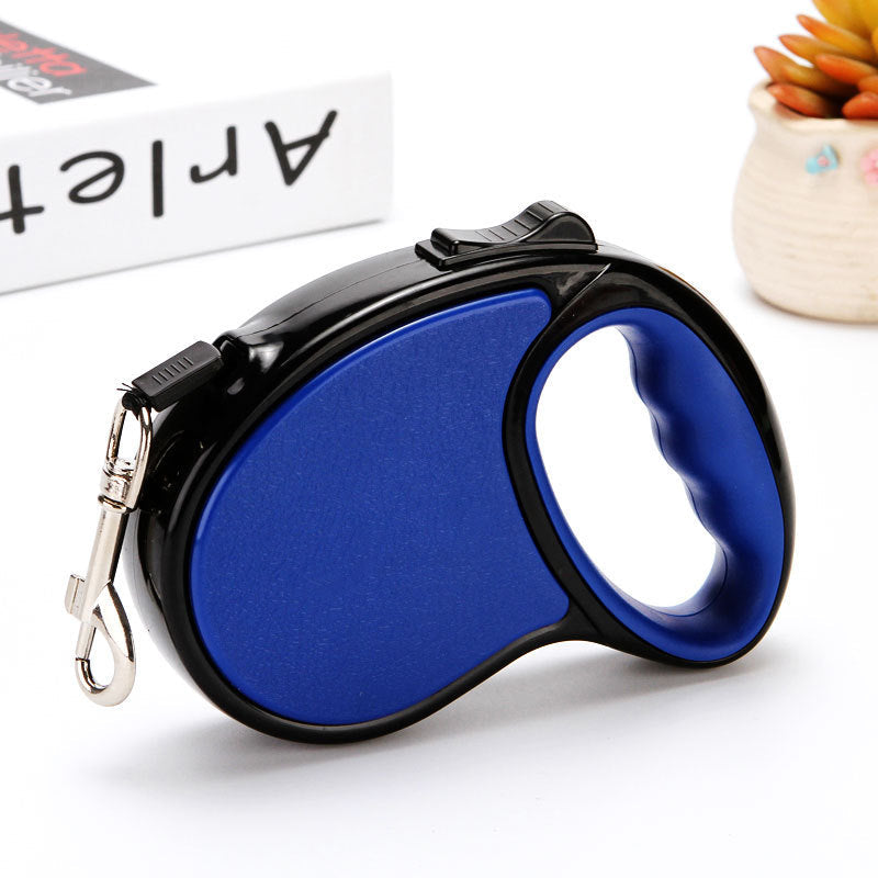 KFX-6460093 Automatic Flexible Dog Leash in Multiple Colors - Durable ABS Material, Convenient Pet Traction Rope