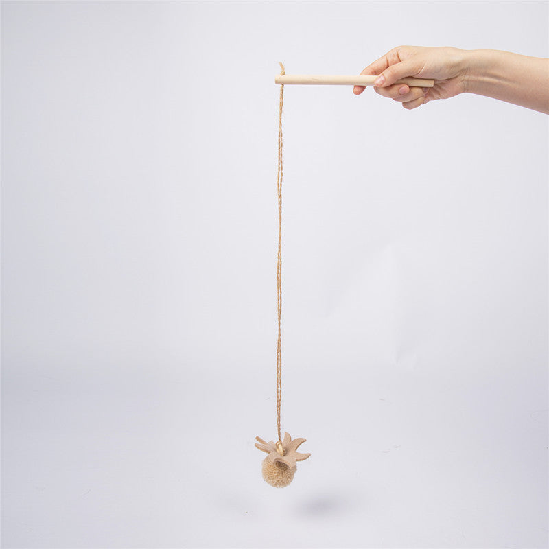 KFX-6461117 Plush Rope Toy for Cats - Soft and Durable Cat Wood Tian Li Toy