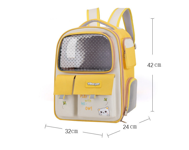 KFX-6462525 Large Capacity Breathable Cat Bag in Multiple Colors