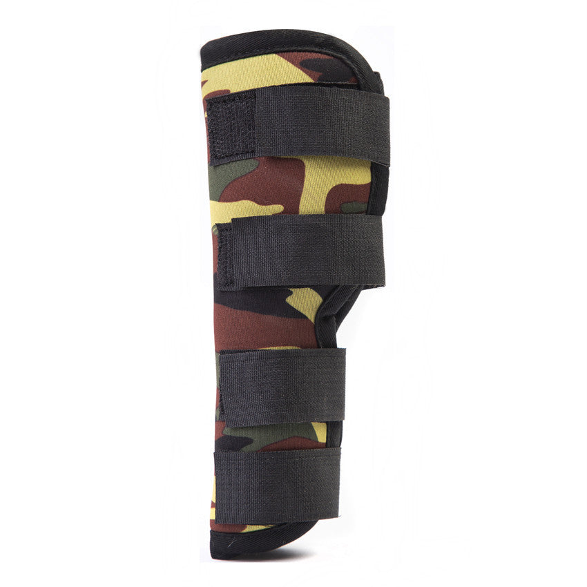 KFX-6462909 Dog Knee Support Strap for Injury Recovery and Prevention - Available in Black, Red, and Camouflage, Sizes S to XL