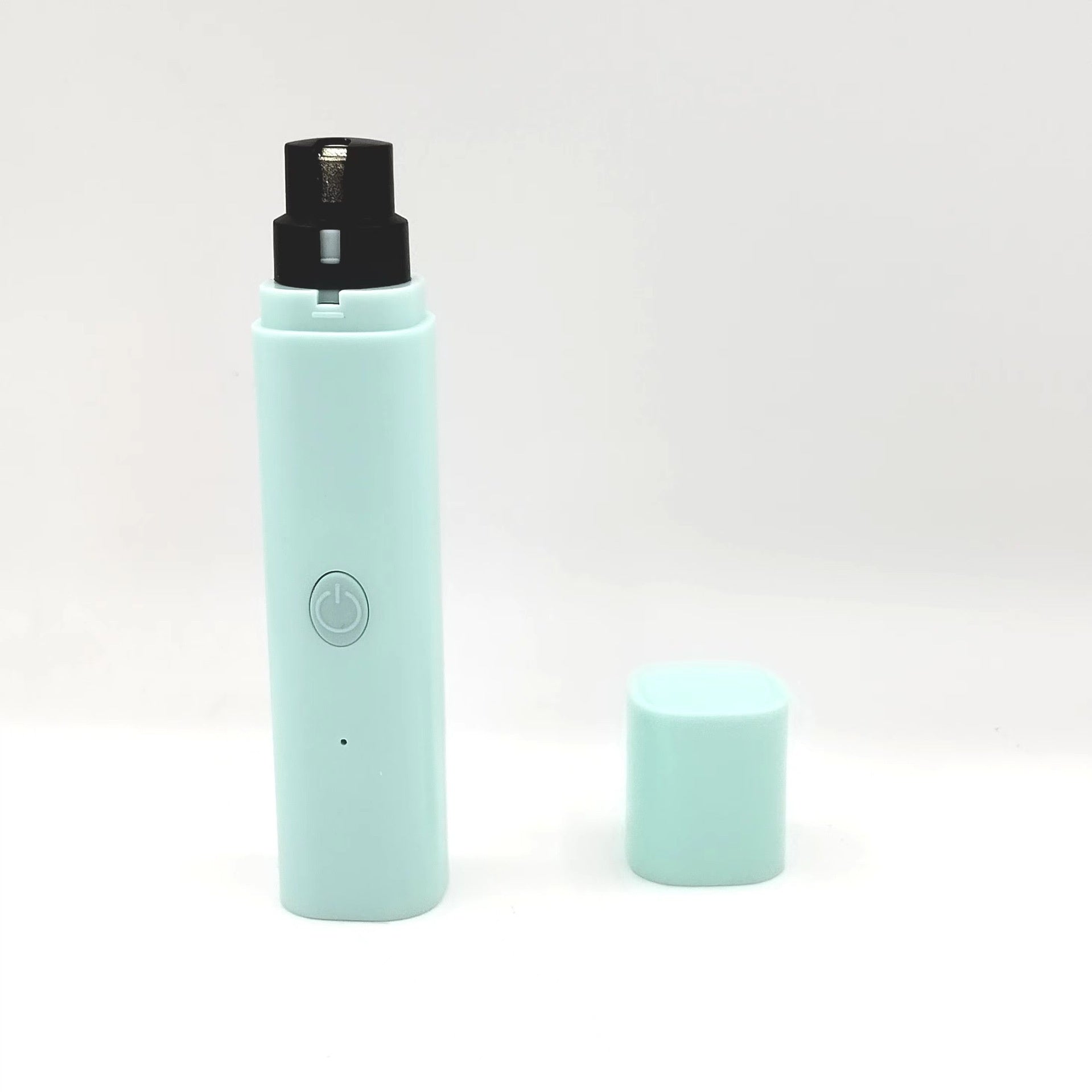 KFX-6463549 Rechargeable Electric Pet Nail Piercing Device with Light for Dogs - Available in White, Blue, and Pink