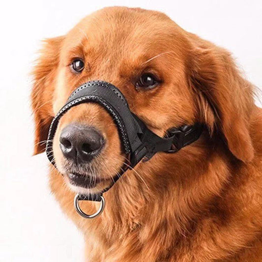 KFX-6465725 Adjustable Nylon Dog Mouth Cover for Anti-Barking and Anti-Biting, Drinkable and Breathable Design