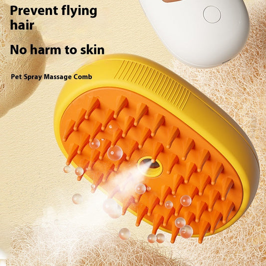 KFX-6467645 Electric Pet Hair Removal Comb for Dogs and Cats - ABS, 110mm x 70mm