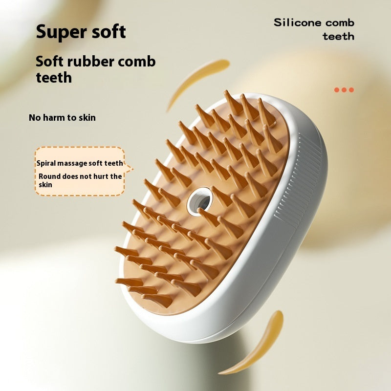 KFX-6467645 Electric Pet Hair Removal Comb for Dogs and Cats - ABS, 110mm x 70mm
