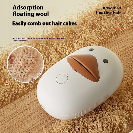 KFX-6467645 Electric Pet Hair Removal Comb for Dogs and Cats - ABS, 110mm x 70mm