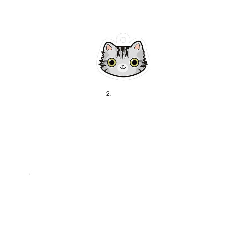 KFX-6467901 Customized Cat Identity Card with Bell - Short and Long Hair Options, Folded Ears Available, XS & S Sizes