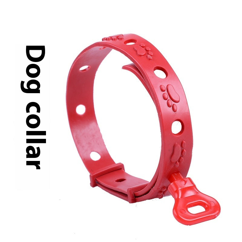 KFX-6468029 Anti-Flea and Mosquito Repellent Dog Collar - 42cm Plastic Pet Protection