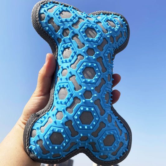 KFX-6471485 Durable Voice Bone Pet Toy - Bite Resistant Oxford Cloth Design