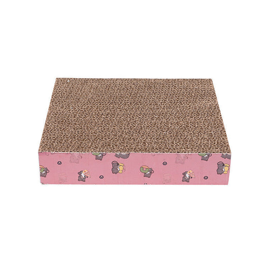 KFX-6471997 Corrugated Cat Scratch Pad with Catnip - Various Designs for Claw Sharpening