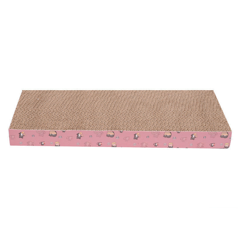 KFX-6471997 Corrugated Cat Scratch Pad with Catnip - Various Designs for Claw Sharpening