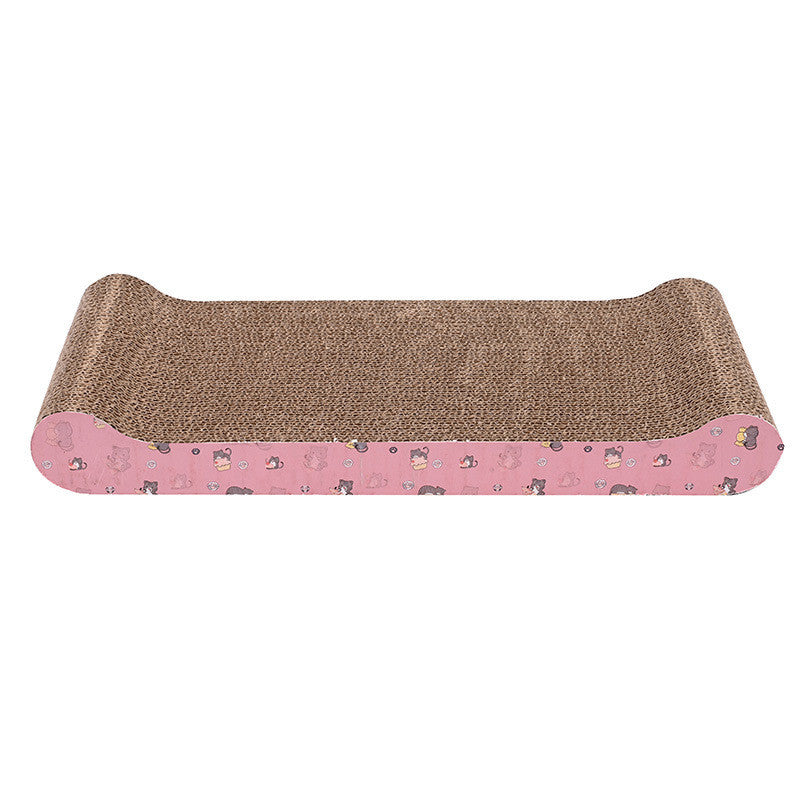 KFX-6471997 Corrugated Cat Scratch Pad with Catnip - Various Designs for Claw Sharpening