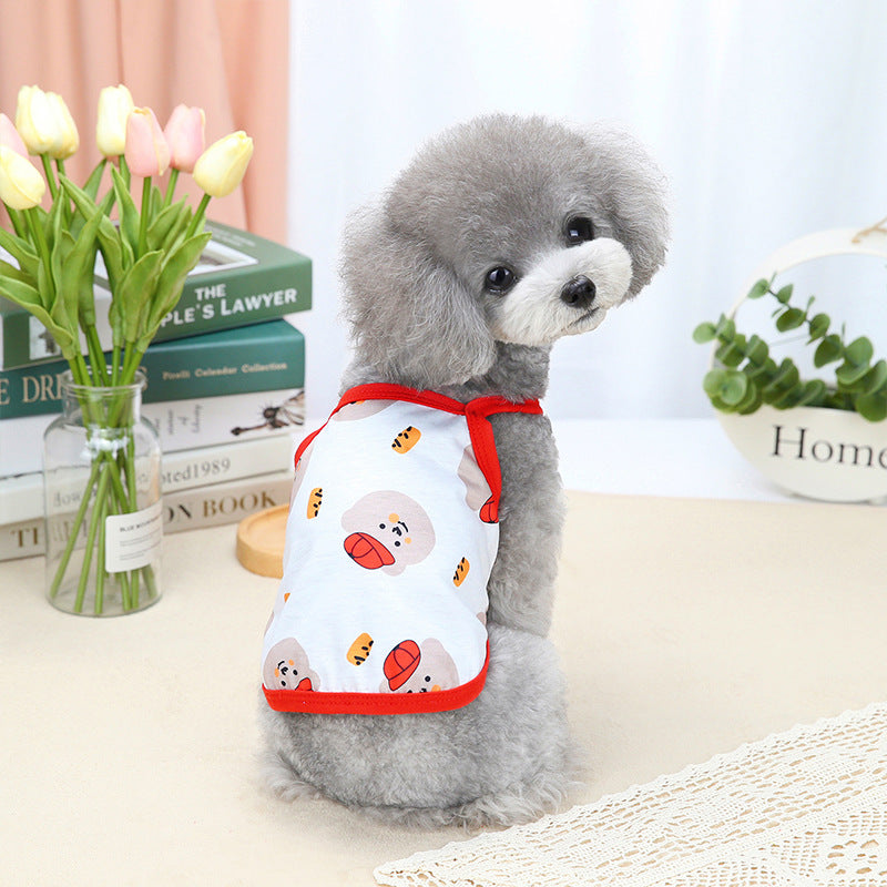 KFX-6472381 Red Riding Hood Bear Sling for Dogs - Comfortable Polyester Fabric, Multiple Sizes Available