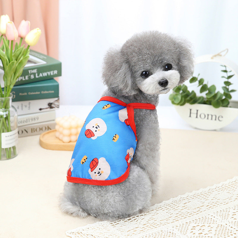 KFX-6472381 Red Riding Hood Bear Sling for Dogs - Comfortable Polyester Fabric, Multiple Sizes Available