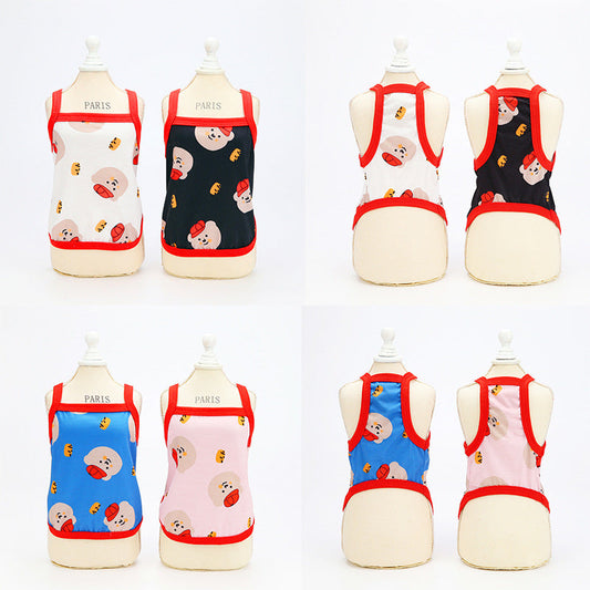 KFX-6472381 Red Riding Hood Bear Sling for Dogs - Comfortable Polyester Fabric, Multiple Sizes Available