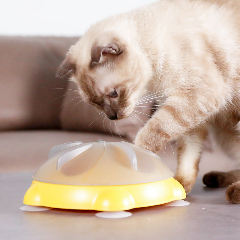 KFX-6472637 Interactive Snack Bowl and Entertainment Plate for Cats - Educational Pet Supplies and Toys