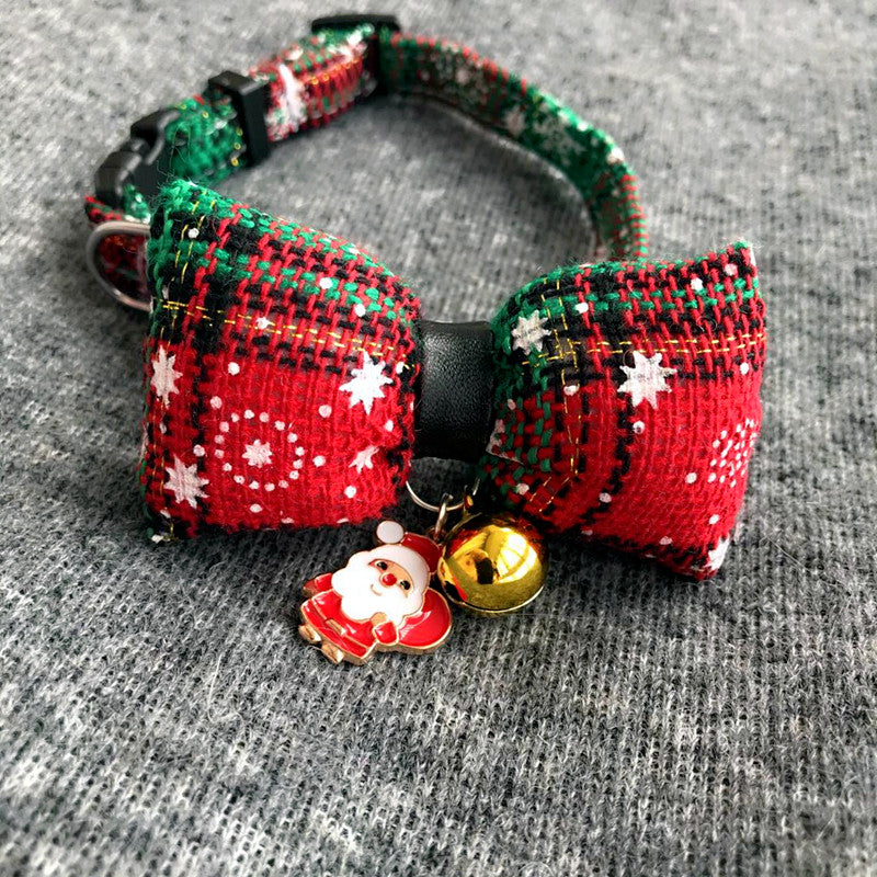 KFX-6474173 Pet Christmas Bow Tie and Bib Scarves in Various Styles and Sizes
