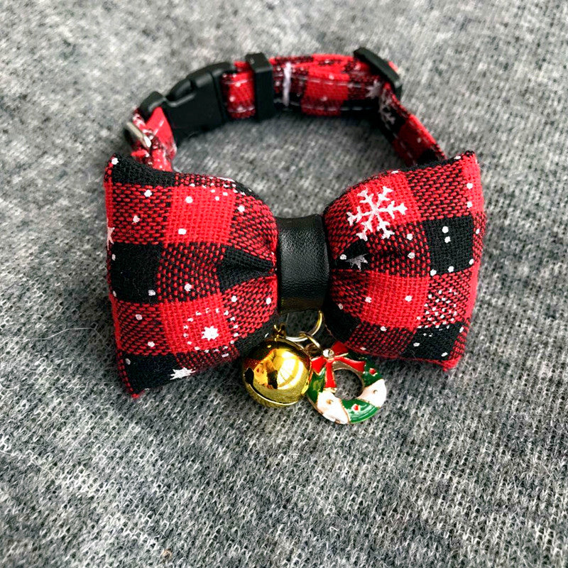 KFX-6474173 Pet Christmas Bow Tie and Bib Scarves in Various Styles and Sizes