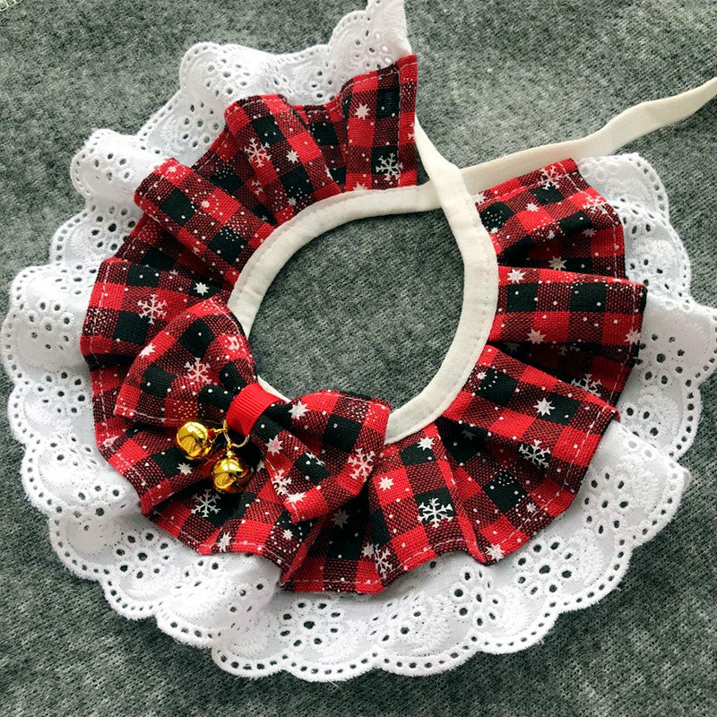 KFX-6474173 Pet Christmas Bow Tie and Bib Scarves in Various Styles and Sizes