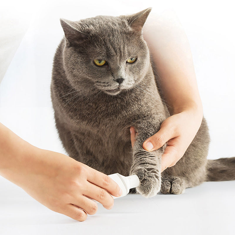 KFX-6475581 Pet Electric Nail Polisher for Cats and Dogs - Low Noise and Vibration, USB Rechargeable, Safe and Durable
