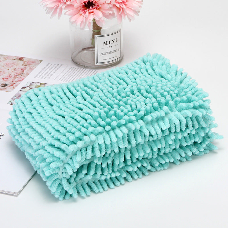 KFX-6477245 Extra-Large Quick-Drying Absorbent Fiber Towel for Pets - Pink, Purple, Green, Blue, Gray