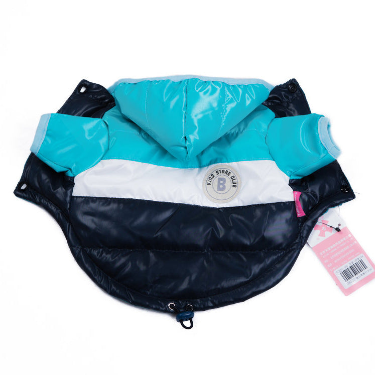 KFX-6481981 Two-Legged Cotton-Padded Dog Jacket in Multi-Color Options for Outdoor Warmth