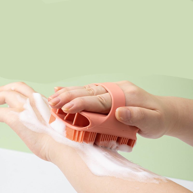 KFX-6484797 Silicone Scalp Massager and Shampoo Brush for Deep Cleansing and Hair Care