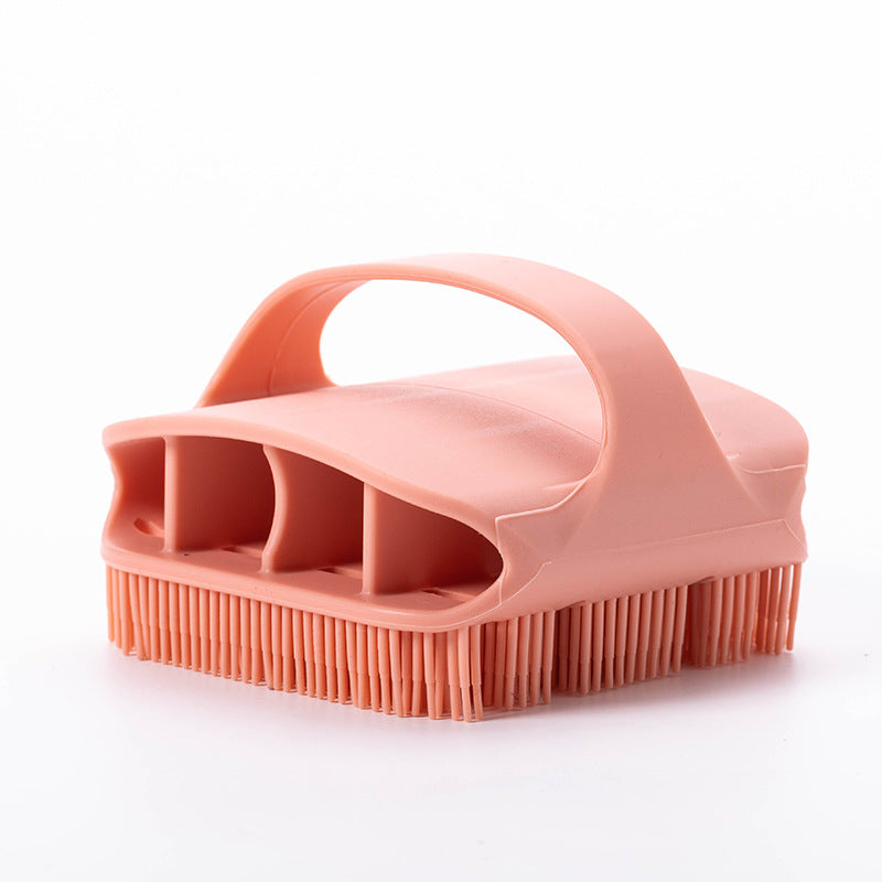 KFX-6484797 Silicone Scalp Massager and Shampoo Brush for Deep Cleansing and Hair Care
