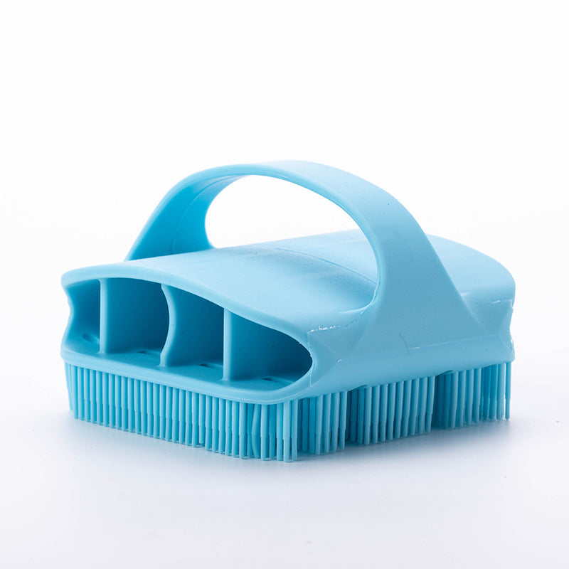 KFX-6484797 Silicone Scalp Massager and Shampoo Brush for Deep Cleansing and Hair Care