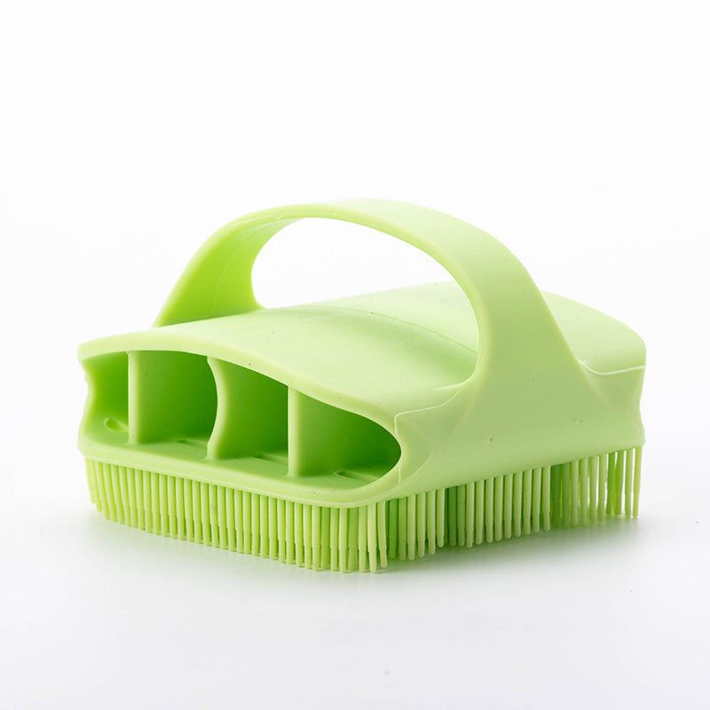 KFX-6484797 Silicone Scalp Massager and Shampoo Brush for Deep Cleansing and Hair Care