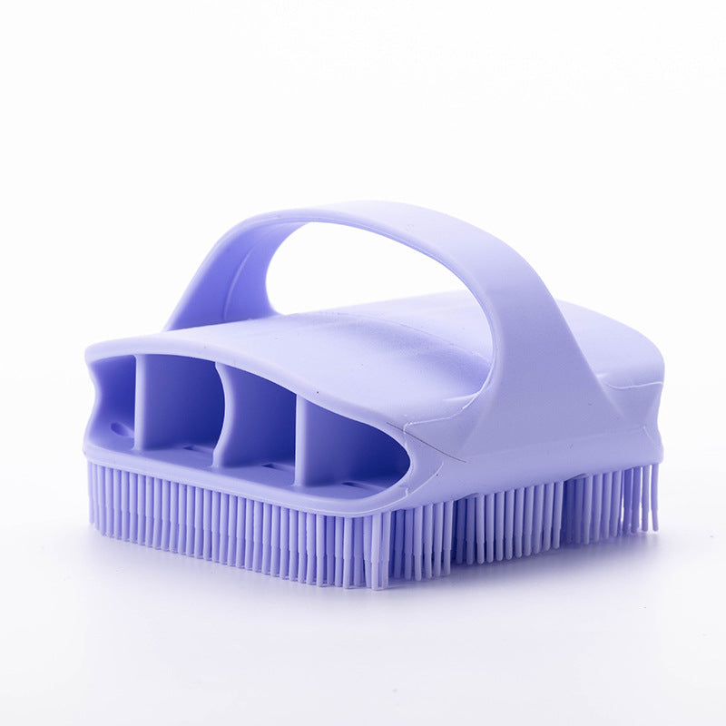 KFX-6484797 Silicone Scalp Massager and Shampoo Brush for Deep Cleansing and Hair Care