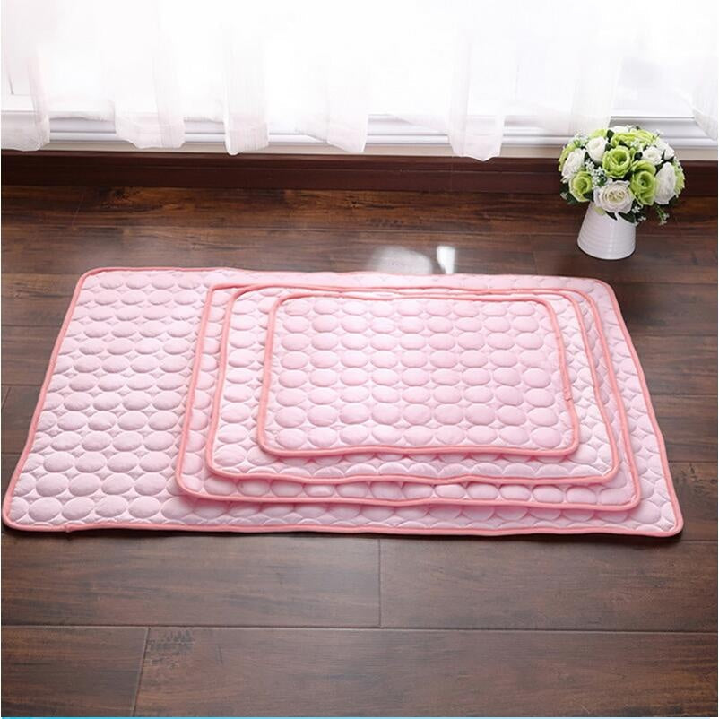 KFX-6485181 Cooling Ice Silk Pet Nest Pad for Dogs and Cats - Durable, Breathable, Multiple Sizes Available