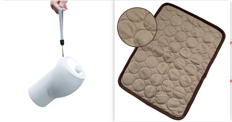 KFX-6485181 Cooling Ice Silk Pet Nest Pad for Dogs and Cats - Durable, Breathable, Multiple Sizes Available
