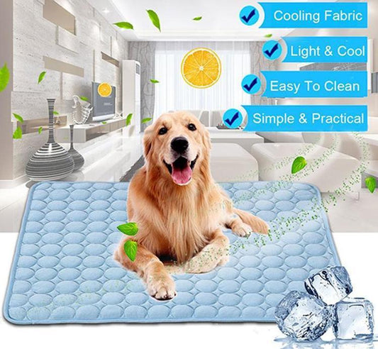 KFX-6485181 Cooling Ice Silk Pet Nest Pad for Dogs and Cats - Durable, Breathable, Multiple Sizes Available