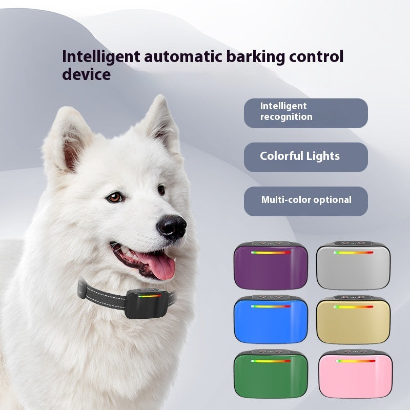 KFX-6486589 Automatic Voice Control Bark Stopper - Multi-Color, Dual-Mode Device for All Dog Breeds