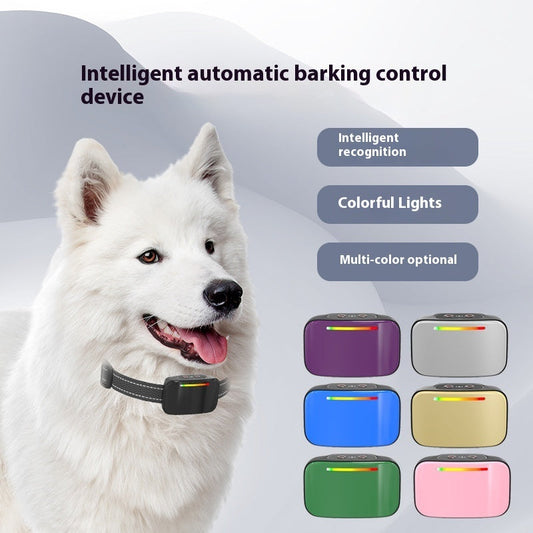 KFX-6486589 Automatic Voice Control Bark Stopper - Multi-Color, Dual-Mode Device for All Dog Breeds